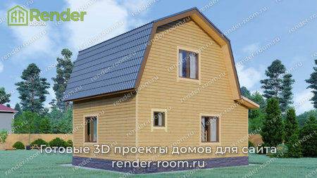 Проект  Площадь: 60, Размер: 6х8