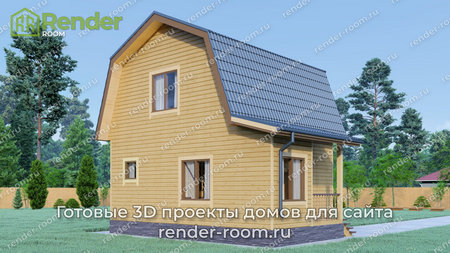 Проект  Площадь: 60, Размер: 6х8