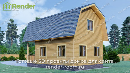 Проект П-1006 Площадь: 69, Размер: 6х9