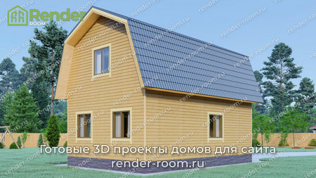 Проект П-1006 Площадь: 69, Размер: 6х9