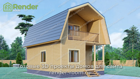 Проект П-1006 Площадь: 69, Размер: 6х9