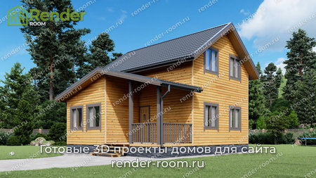 Проект  Площадь: 96, Размер: 8х9