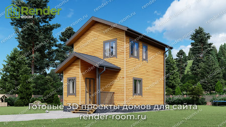 Проект  Площадь: 73, Размер: 6х9