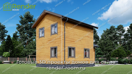 Проект  Площадь: 73, Размер: 6х9