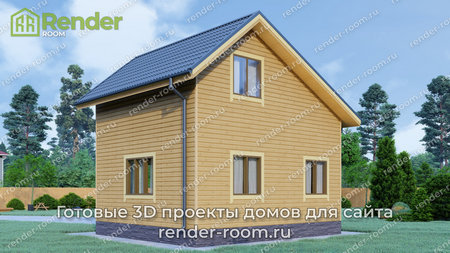 Проект  Площадь: 61, Размер: 6х7