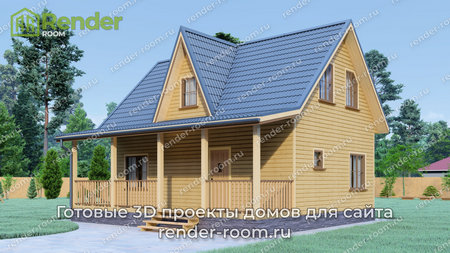 Проект  Площадь: 95,76, Размер: 6х9