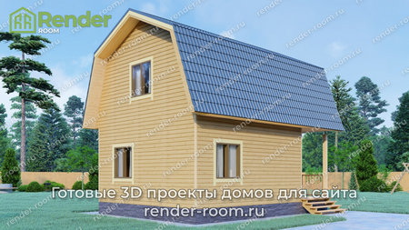 Проект  Площадь: 70, Размер: 6х8