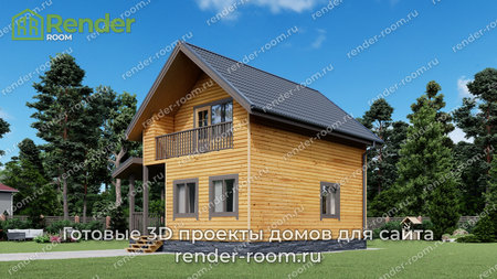 Проект  Площадь: 66, Размер: 6х8