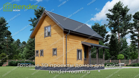 Проект  Площадь: 66, Размер: 6х8