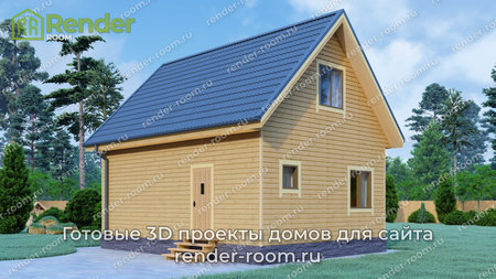 Проект  Площадь: 71, Размер: 6х8