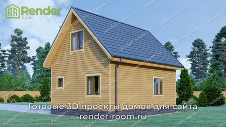 Проект  Площадь: 71, Размер: 6х8