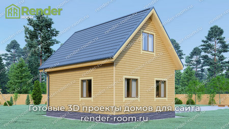 Проект  Площадь: 71, Размер: 6х8