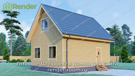 Проект  Площадь: 71, Размер: 6х8