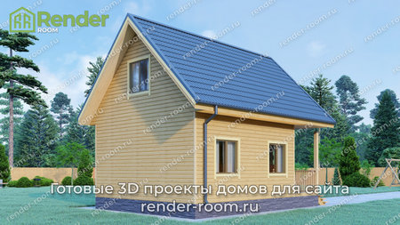 Проект  Площадь: 58, Размер: 6х8