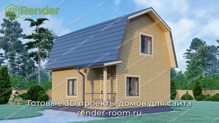 Проект П-1030 Площадь: 71, Размер: 6х8