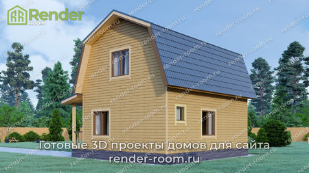 Проект П-1030 Площадь: 71, Размер: 6х8