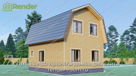 Проект П-1030 Площадь: 71, Размер: 6х8