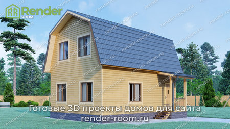 Проект П-1030 Площадь: 71, Размер: 6х8