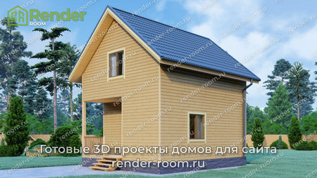 Проект  Площадь: 64, Размер: 6х7