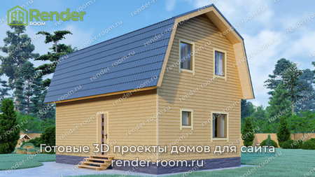 Проект  Площадь: 80, Размер: 6х9