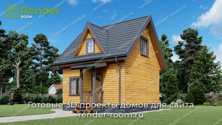 Проект  Площадь: 64,81, Размер: 6х8