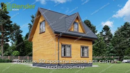 Проект  Площадь: 64,81, Размер: 6х8