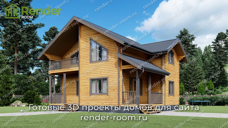 Проект П-1044 Площадь: 104, Размер: 8х10