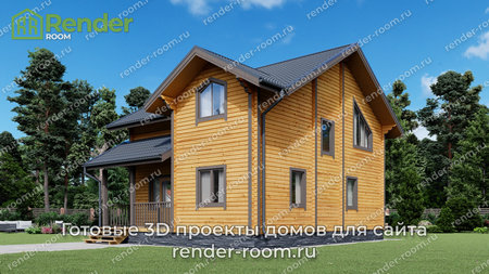 Проект П-1044 Площадь: 104, Размер: 8х10