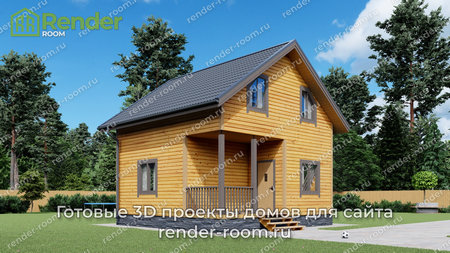 Проект  Площадь: 83,74, Размер: 7х7