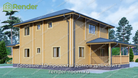 Проект П-1065 Площадь: 173, Размер: 11х11