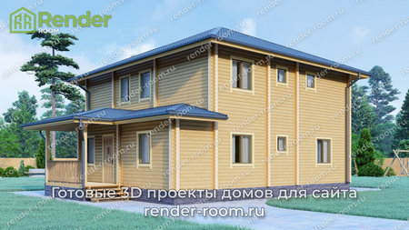 Проект П-1065 Площадь: 173, Размер: 11х11