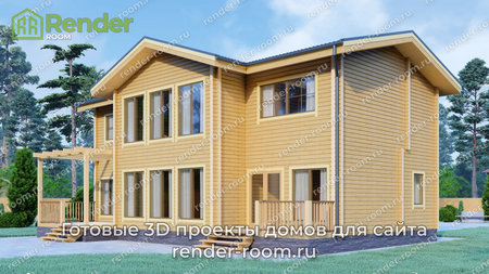 Проект П-1074 Площадь: 170, Размер: 10х14