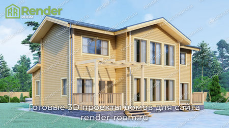 Проект П-1074 Площадь: 170, Размер: 10х14