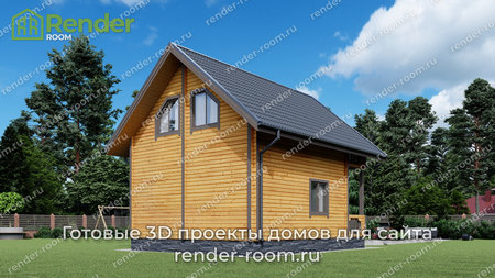 Проект  Площадь: 65, Размер: 6х8