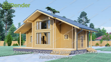 Проект П-1083 Площадь: 84, Размер: 8х10