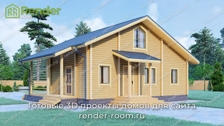 Проект П-1083 Площадь: 84, Размер: 8х10