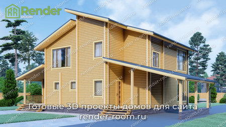 Проект П-1086 Площадь: 168, Размер: 11х13