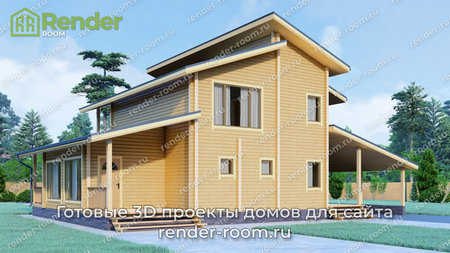 Проект П-1086 Площадь: 168, Размер: 11х13