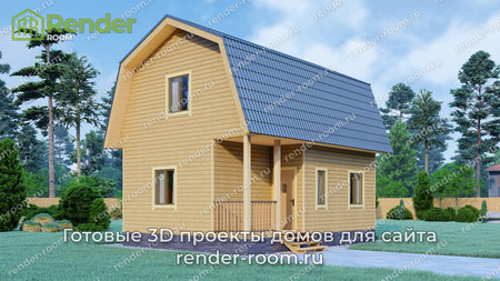 Проект  Площадь: 67, Размер: 6х8