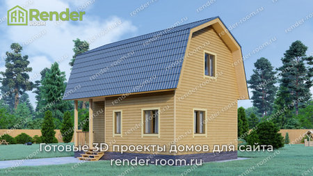 Проект  Площадь: 67, Размер: 6х8