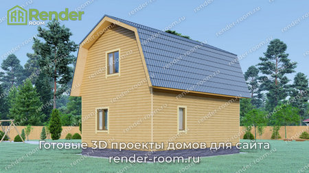 Проект  Площадь: 67, Размер: 6х8