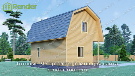 Проект  Площадь: 67, Размер: 6х8