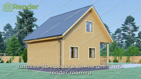 Проект  Площадь: 62, Размер: 6х8