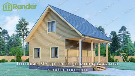 Проект  Площадь: 62, Размер: 6х8