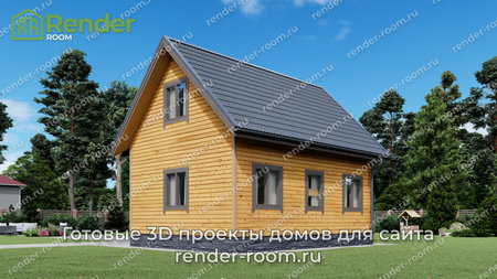 Проект П-110 Площадь: 104,56, Размер: 6х8