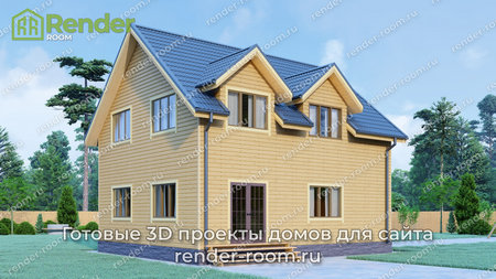 Проект П-1106 Площадь: 133, Размер: 8х10