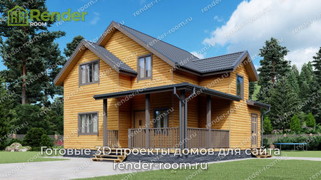 Проект П-1107 Площадь: 113, Размер: 8х10