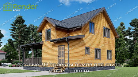 Проект П-1107 Площадь: 113, Размер: 8х10