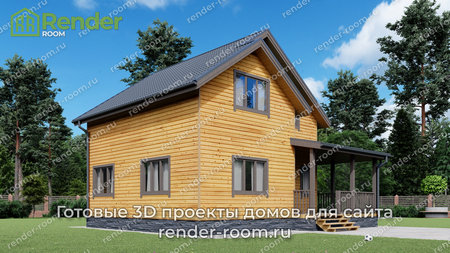 Проект П-1107 Площадь: 113, Размер: 8х10