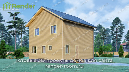 Проект П-1114 Площадь: 123, Размер: 8х9